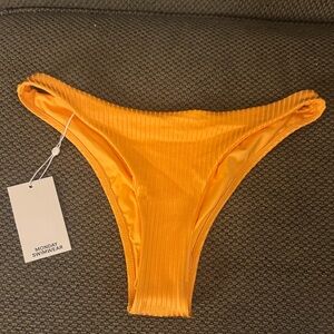 Monday Swimwear Tamarama Clementine Wide Rib Bikini Bottom size M